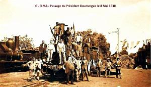 1025- Guelma - Passage du President Doumergue 8 mai 1930